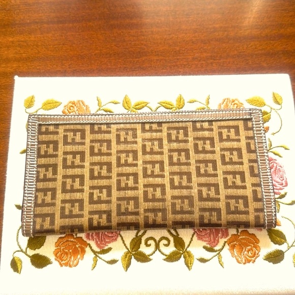 Fendi Zucca Micro FF Glacé Bifold Wallet - Picture 14 of 14